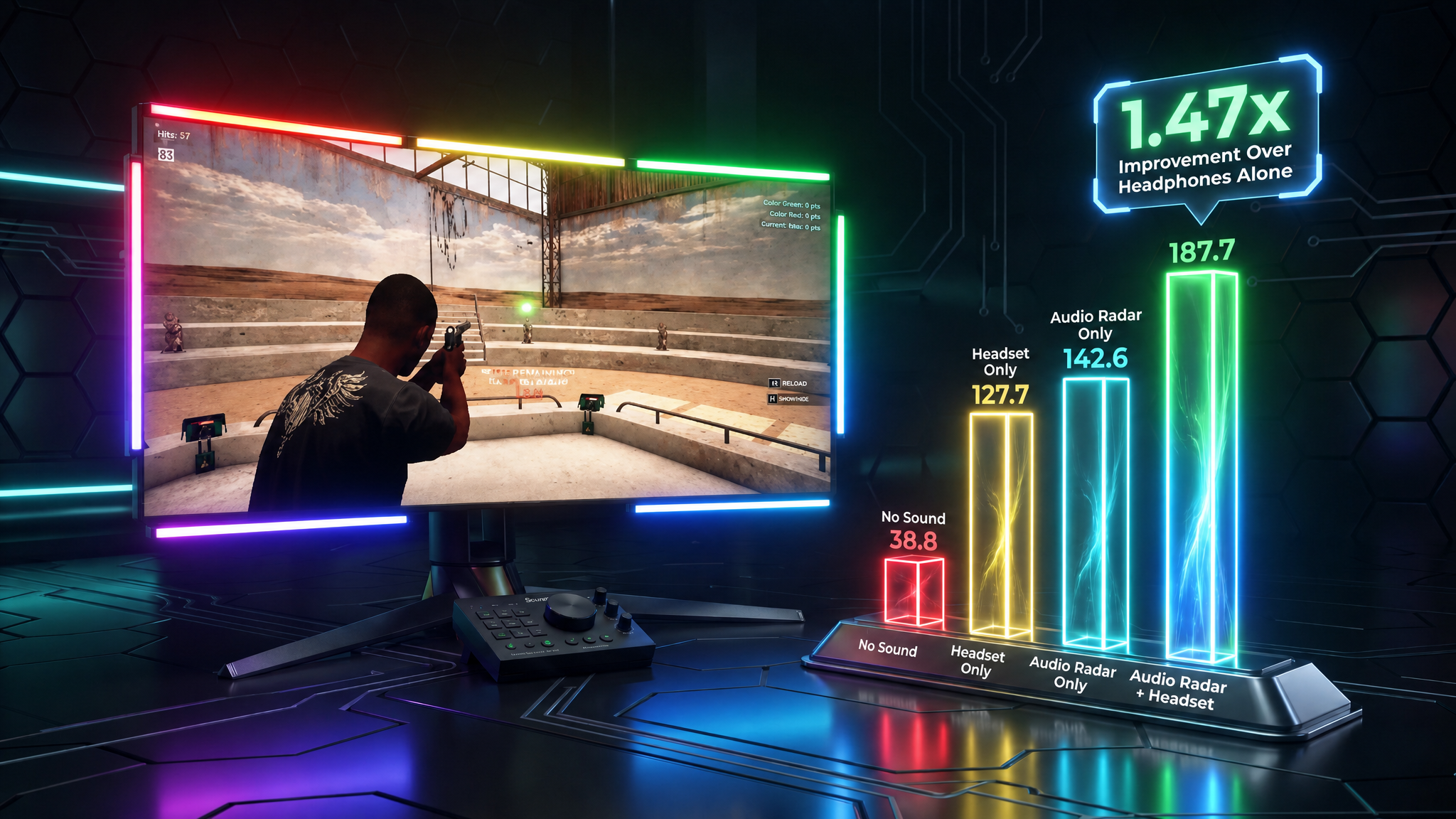 Audio Radar System | Gaming Accessory for Deaf, HoH & Pro Gamers ...