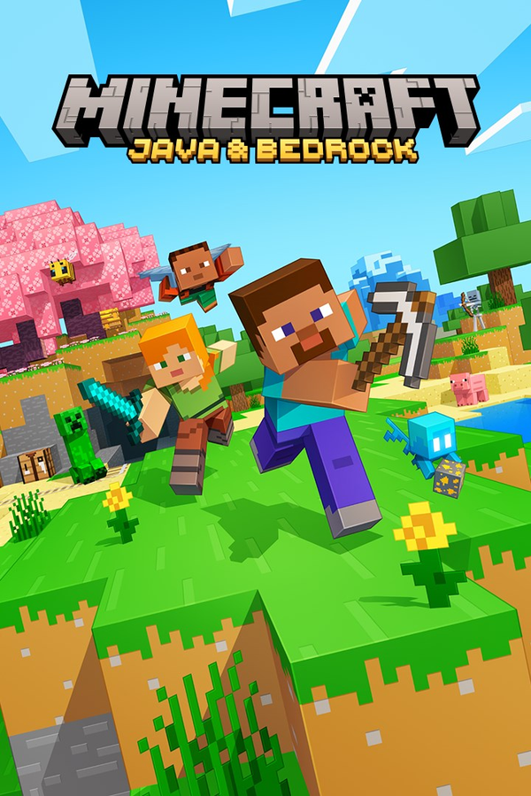 Game artwork portrait - minecraft